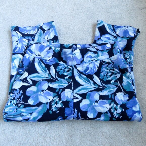 NWOT Belle by Kim Gravel Perfect Pique Fresh Picked Capri, Petite XXSP Twilight - Picture 15 of 15